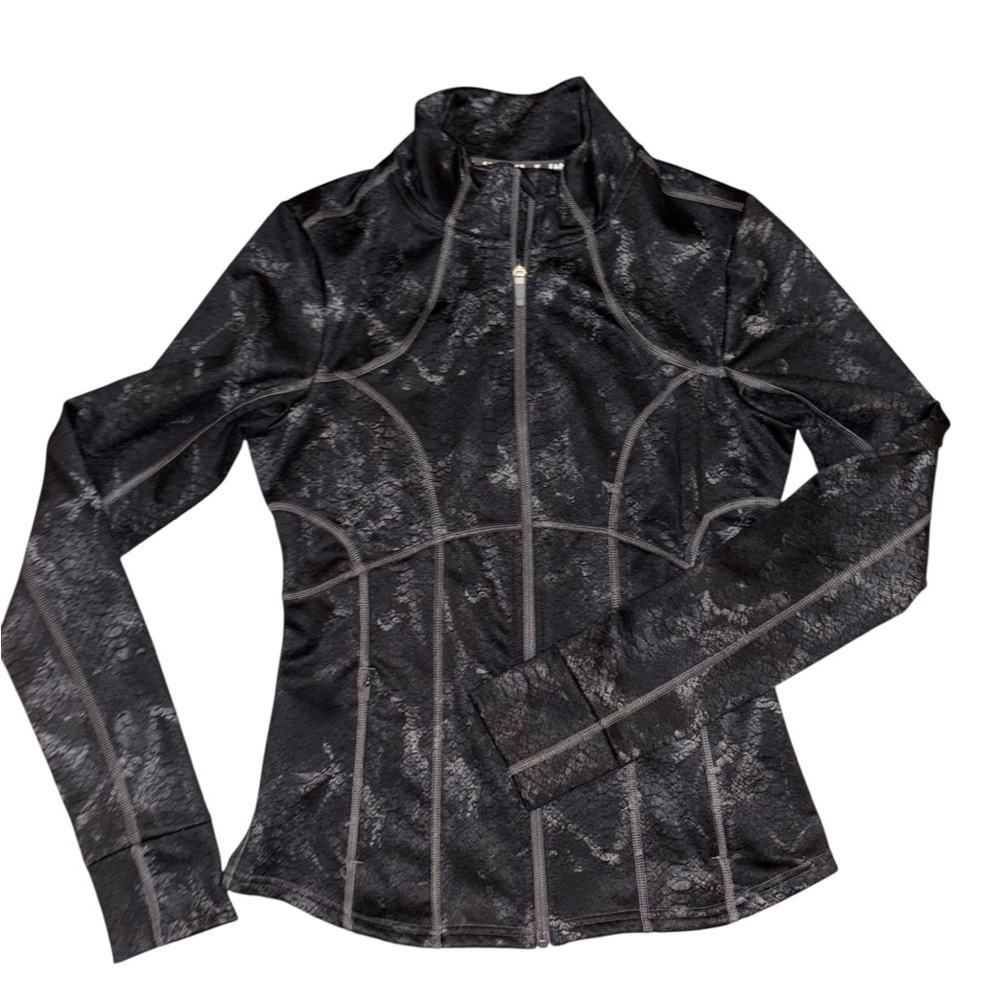 Fabletics Cold Weather Full Zip Jacket Reptilia W… - image 1